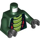 LEGO Dark Green Acidicus Torso (973 / 76382)
