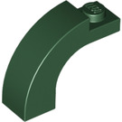 LEGO Dark Green Arch 1 x 3 x 2 with Curved Top (6005 / 92903)