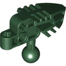 LEGO Donkergroen Bionicle Hoofd Connector met Kogelgewricht 3 x 2 (47332)