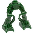 LEGO Vert Foncé Bionicle Mécanique Jambes (54276)