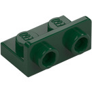 LEGO Dark Green Bracket 1 x 2 with 1 x 2 Up (99780)