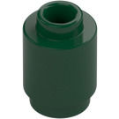 LEGO Vert Foncé Brique 1 x 1 Rond avec tenon ouvert (3062 / 35390)