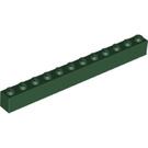 LEGO Vert foncé Brique 1 x 12 (6112)