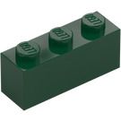 LEGO Dark Green Brick 1 x 3 (3622 / 45505)