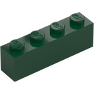 LEGO Dark Green Brick 1 x 4 (3010 / 6146)