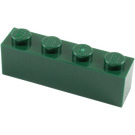 LEGO Vert foncé Brique 1 x 4 (3010 / 6146)