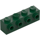 LEGO Dark Green Brick 1 x 4 with 4 Studs on One Side (30414)