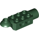 LEGO Dark Green Brick 2 x 3 with Horizontal Hinge and Socket (47454)