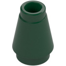 LEGO Dark Green Cone 1 x 1 with Top Groove (28701 / 59900)