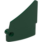 LEGO Dark Green Curved Panel 13 Left (64394)