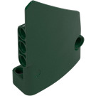 LEGO Dark Green Curved Panel 14 Right (64680)