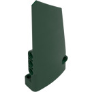 LEGO Dark Green Curved Panel 18 Right (64682)