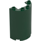 LEGO Dark Green Cylinder 2 x 4 x 5 Half (35313 / 85941)