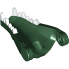 LEGO Dark Green Dragon Head Lower Jaw (59227 / 62446)