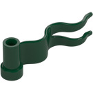 LEGO Dark Green Flag 1 x 4 Streamer with Right Wave (4495)