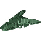 LEGO Dark Green Foot 7 x 10 x 2 with Spikes (53568)