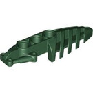 LEGO Dark Green Foot with Pin Holes 2 x 7 x 1.5 (50858)