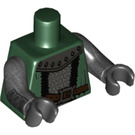 LEGO Dark Green Frightening Knight Minifig Torso (973 / 88585)