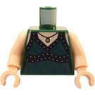 LEGO Mørkegrøn Ginny Weasley Minifig Torso (973)