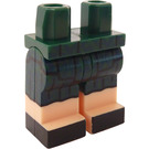 LEGO Mørk grønn Ginny Weasley Minifigur Hofter og ben (3815)