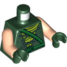 LEGO Dark Green Green Arrow Minifig Torso (973 / 76382)