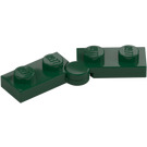 LEGO Dunkelgrün Scharnier Platte 1 x 4 (1927 / 19954)