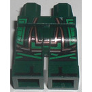 LEGO Vert foncé Hanches et jambes avec Green et Copper Armor (3815)