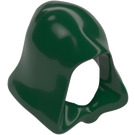 LEGO Dark Green Hood with Closed Bottom (30381 / 98011)