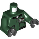 LEGO Dunkelgrün Kryptonite Interception Henchman mit Minifig Torso (973 / 76382)