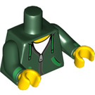 LEGO Tmavě zelená Lloyd Garmadon Minifigurka Trup (973 / 88585)