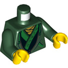 LEGO Donkergroen Lloyd Minifig Torso (973 / 76382)