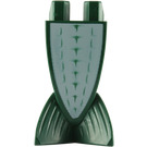 LEGO Dark Green Mermaid Tail with White Block (53494)