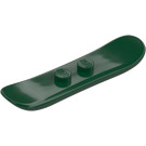 LEGO Dark Green Minifigure Snowboard (18746)