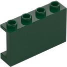 LEGO Dark Green Panel 1 x 4 x 2 (14718)