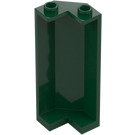 LEGO Dark Green Panel 2 x 2 x 5 Wall Corner (78594)