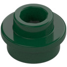 LEGO Dark Green Plate 1 x 1 Round with Open Stud (28626 / 85861)