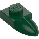 LEGO Dark Green Plate 1 x 1 with Tooth (35162 / 49668)