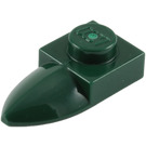 LEGO Dark Green Plate 1 x 1 with Tooth (35162 / 49668)