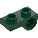 LEGO Dark Green Plate 1 x 2 with Underside Hole (18677 / 28809)