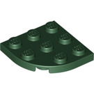 LEGO Vert foncé assiette 3 x 3 Rond Coin (30357)