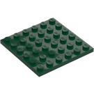 LEGO Dark Green Plate 6 x 6 (3958)