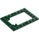 LEGO Dunkelgrün Platte 6 x 8 Trap Tür Rahmen Bündige Pin-Halter (92107)