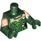 LEGO Donkergroen Poison Ivy Minifig Torso (973 / 16360)