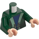 LEGO Mørk grønn Professor McGonagall uten Hatt Minifigur Overkropp (973 / 76382)