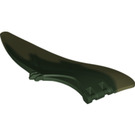 LEGO Dark Green Pteranodon Wing Left with Marbled Olive Green Edge (98088 / 98089)