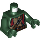 LEGO Dark Green Raphael Minifig Torso (76382)