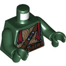 LEGO Dark Green Raphael Minifig Torso (973 / 76382)