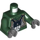 LEGO Donkergroen Rebel Pilot A-Vleugel Torso (Dark Tan Version) (973 / 76382)
