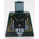 LEGO Dark Green Rebel Pilot A-Wing Torso without Arms (973)