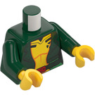 LEGO Dark Green Rogue Minifig Torso (973 / 76382)